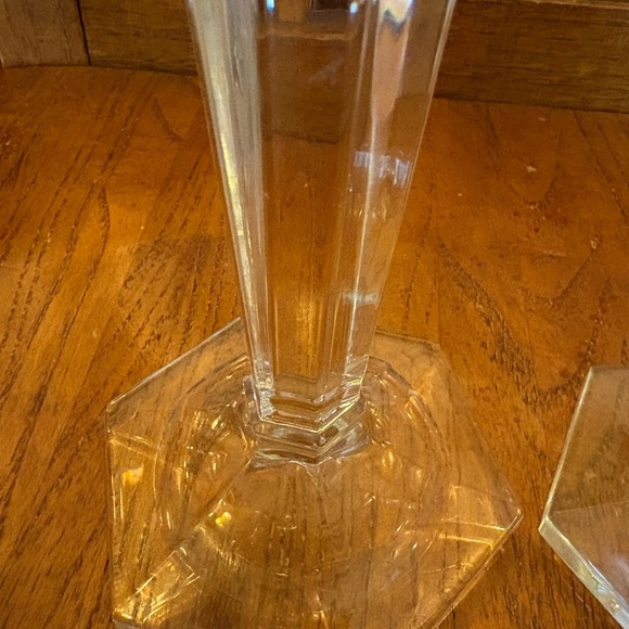 Mikasa Cambridge Clear Crystal Candlestick Pair — New Without Box - Picture 5 of 15